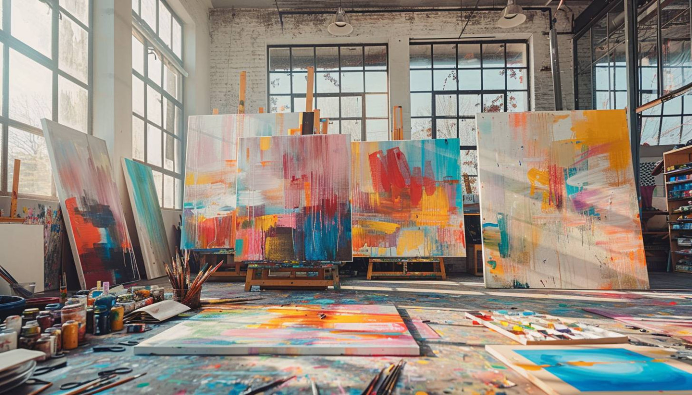 Fusion de styles graphiques historiques dans les créations de tableaux contemporains une nouvelle vague artistique