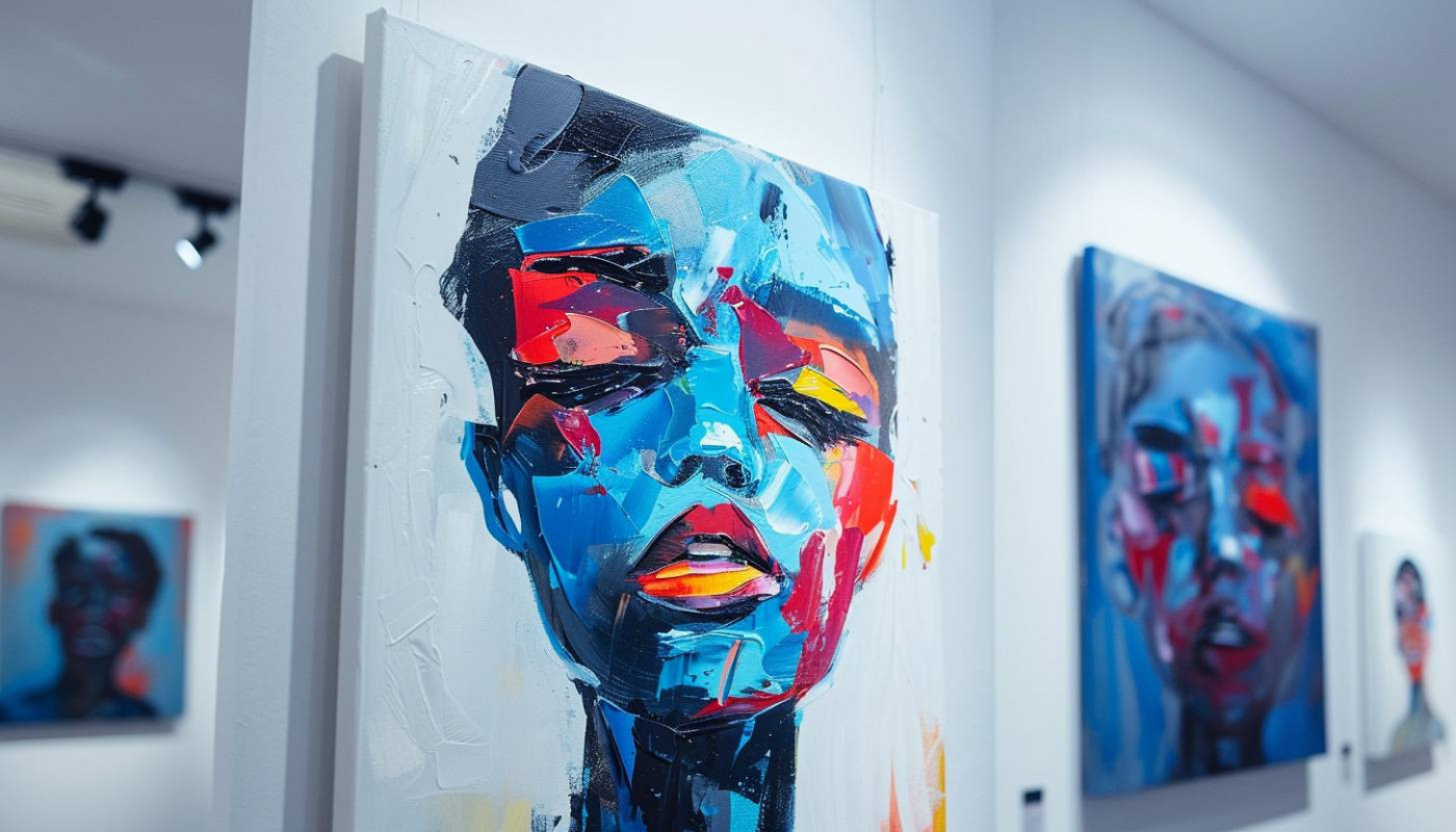 Impact psychologique des visuels graphiques dans l'art contemporain analyse des tableaux influents